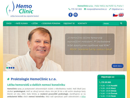 Web HemoClinic.cz
