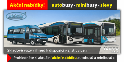 TEZAS servis - akční nabídky autobusů a vozidel IVECO BUS