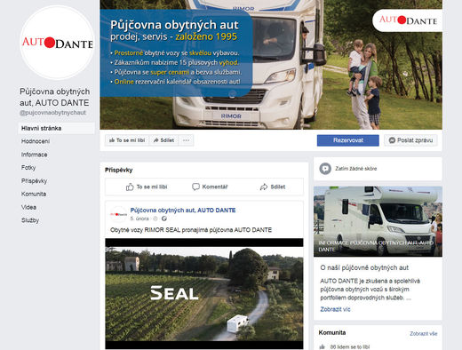 AUTO DANTE na Facebooku