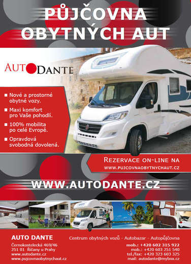 AUTO DANTE - tisková reklama