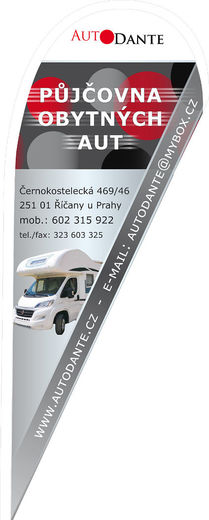 AUTO DANTE - reklamní vlajka