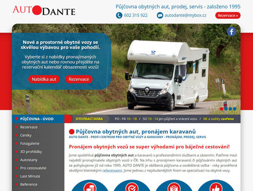Obytné vozy AUTO DANTE