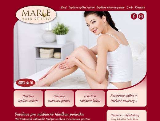 Web HSM depilace