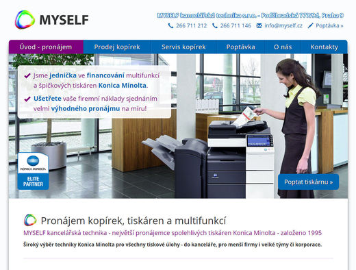 Pronájem Konica Minolta