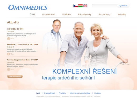 Web OMNIMEDICS.cz